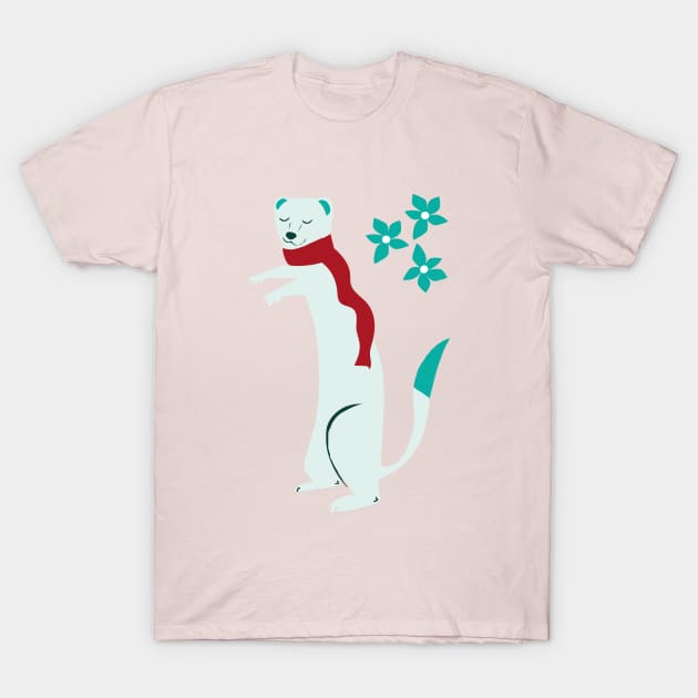 Stoaty Christmas with an Ermine T-Shirt by belettelepink